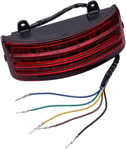DREAMIZER Tri-Bar Tail Light Rear Fender Led Brake Turn Signal for Street Glide Road Glide 06-13,Red in Saudi Arabia
