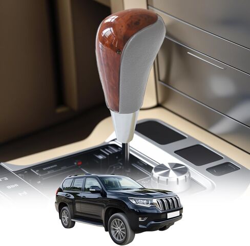Wood Gear Shift Knob Car Automatic Wood Stick Shift Knob Compatible with Toyota 4Runner Camry RAV4 Solara Land Cruiser Avalon Venza Sienna Matrix, Black in Saudi Arabia