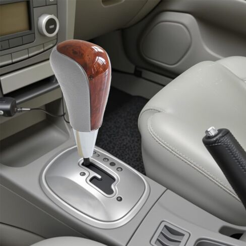 Wood Gear Shift Knob Car Automatic Wood Stick Shift Knob Compatible with Toyota 4Runner Camry RAV4 Solara Land Cruiser Avalon Venza Sienna Matrix, Black in Saudi Arabia