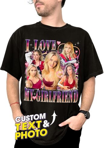 Mit & Mia Custom Bootleg Rap Tee Shirts - Vintage Graphic Tees for Boyfriend - Christmas, Birthday in Kuwait