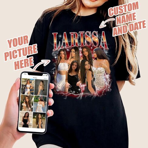 MIT & MIA Custom Bootleg Rap Tee Tee - Tees Vintage Graphic for Boyfriend - عيد الميلاد ، عيد ميلاد in Kuwait