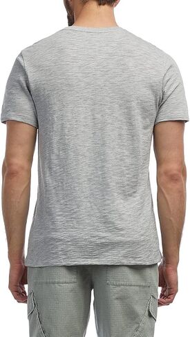 Men's Slub Short Sleeve V-Neck in Kuwait
