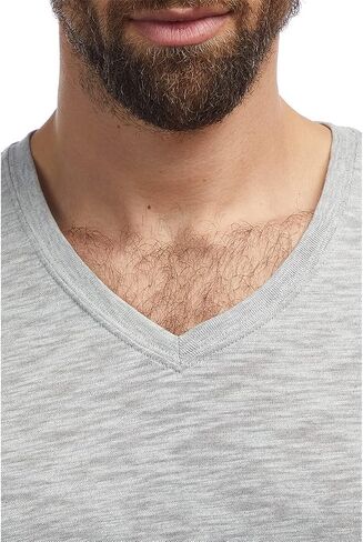 Men's Slub Short Sleeve V-Neck in Kuwait