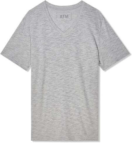 Men's Slub Short Sleeve V-Neck in Kuwait