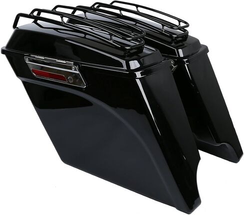 Saddlebags Lid Top Rail Guard fits for Harley Davidson all Touring road glide, road king, ultra, street glide, electra glide Models 1994-2013, Black in Saudi Arabia