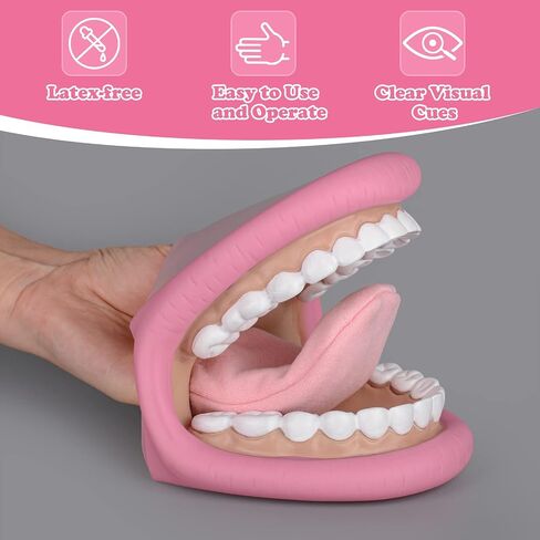 Mouth Hand Puppet with Tongue for Kids Green Color, Mouth Puppet for Speech Therapy, Include Toothbrush in Saudi Arabia