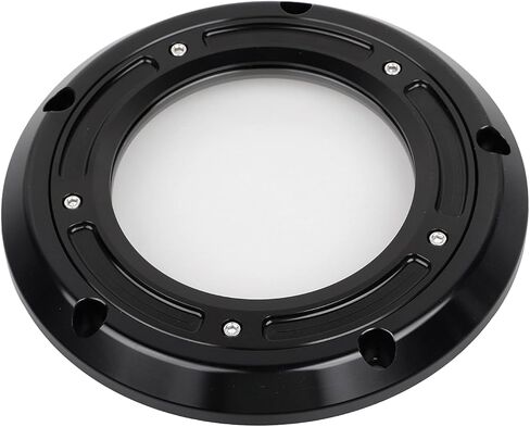 انظر من خلال Derby Cover Timing Timer Cover 5 ثقوب لـ Harley Touring Electra Glide Road Road Glide Tri Glide 1996-2013 ، Chrome in Saudi Arabia