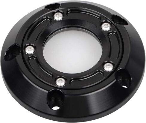 انظر من خلال Derby Cover Timing Timer Cover 5 ثقوب لـ Harley Touring Electra Glide Road Road Glide Tri Glide 1996-2013 ، Chrome in Saudi Arabia