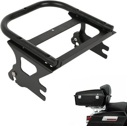 TCMT Detachable Solo Tour Pack Mounting Luggage Rack Fits For Harley Touring FL CVO Road King Street Glide Road Glide Electra Glide 1997-2008 in Saudi Arabia