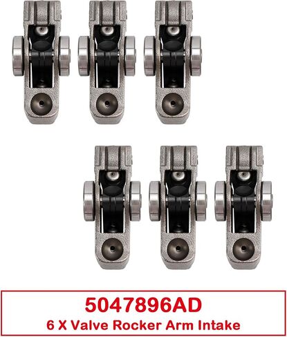 Topteng 6x Valve Rocker Arm Comply 5047896Ad لـ 3.6L V6 محركات لـ Chrysler Pacifica 2017-20 ، لـ Voyager 2020-22 ، ل Dodge Durango 2016-23 ، لجيب Wrangler 2018-23 ، لـ RAM 1500 2019-24 in Saudi Arabia