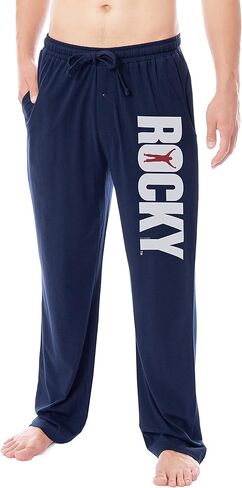 Rocky Mens' Balboa Movie Film Title Logo Character Sleep Pajama Pants in Saudi Arabia
