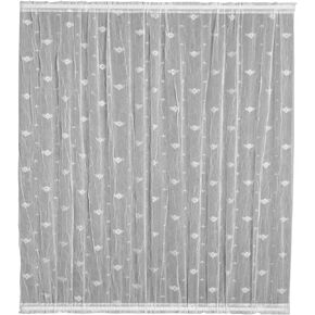 Heritage Lace Bee Door Panel, 45 by 36-Inch, White