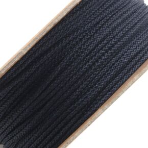 BEADNOVA 1mm Red Color Premium Grade Nylon Beading Thread String Rope Roll Macrame Cord 20 Yard 60 Feet 18m