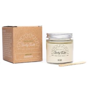 Lucky Teeth Organic Toothpaste-All Natural, Remineralizes and Fortifies Teeth and Gums. (4.5 oz 1 Pack)