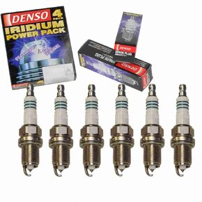 6 pc DENSO Iridium Power Spark Plugs compatible with Acura MDX 3.5L V6 2001-2006