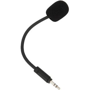 Replacement Game Mic, 3.5mm Detachable Game Microphone Boom Noise Cancelling Compatible for Logitech G735
