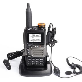 Walkie Talkies Long Range Handheld Full Bands Flashlight, NOAA Weather,GMRS Radio,Gifts for Outdoor Hiking, Camping KSUN UV60D