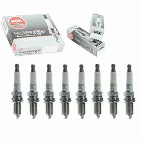 8 pc NGK V-Power Spark Plugs compatible with Toyota Sequoia 4.7L V8 2001-2004