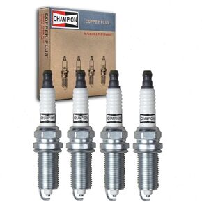 4 pc Champion Copper Plus Spark Plugs compatible with Jeep Cherokee 2.4L L4 2014-2020