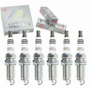 6 pc NGK Laser Iridium Spark Plugs compatible with Lexus IS250 2.5L V6 2006-2015
