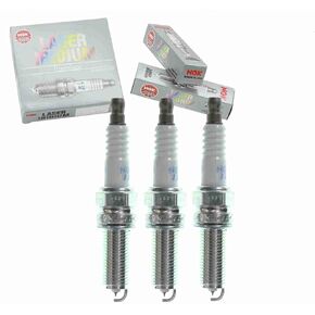 3 pc NGK Laser Iridium Spark Plugs compatible with Smart Fortwo 1.0L L3 2008-2015