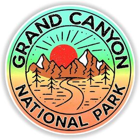 Grand Canyon National Park Decal Sticker 3" Vinyl Arizona Laptop Car Truck Indoor Outdoor