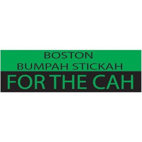 Rogue River Tactical Black & Green Boston Large Funny Auto Car Decal Bumper Sticker Truck RV Boat Window for The Cah (Car)