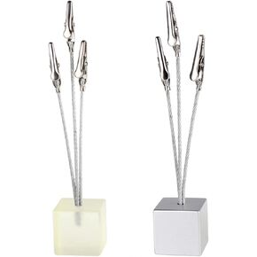 Metal Clip Perfume Test Strips Metal Clip Holder Stand for Aromatherapy Perfume Test Paper Clip Holder