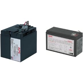 APC UPS Battery Replacement, RBC7, for APC Smart-UPS Models SMT1500, SMT1500C, SMT1500US, SUA1500, SUA1500US, SUA750XL and select others, Black,1 Count (Pack of 1)
