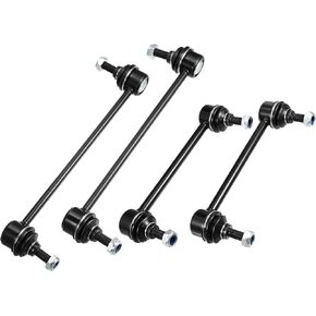ACROPIX الجبهة الخلفية اليسرى اليمنى Sway Bar Links Stabilizer Bar Link مناسب لشركة Hyundai Elantra - حزمة من 4 أسود