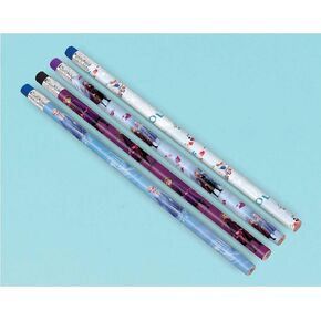 Disney Frozen 2 Pencil Pack - 7.375 (8 Pc) - Vibrant Multicolored Wooden Pencils with Assorted Designs - Perfect for School & Art Supplies