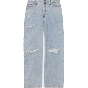 Tommy Hilfiger Women's Adaptive Wide Leg Jeans with Elastic Waist
