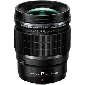Olympus M Zuiko 17mm f1.2 PRO Lens, Black (Renewed)