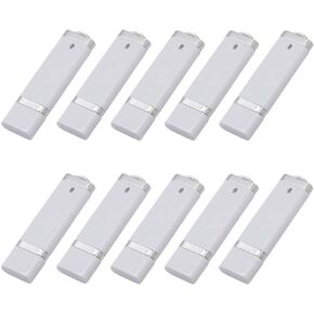 10PCS 32GB USB 2.0 Flash Drive -Bulk Pack-Memory Storage Thumb Stick Light