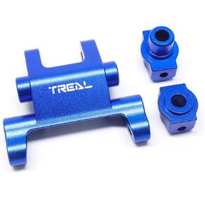 TREAL Aluminum 7075 Front Suspension Mount Set for Losi 1/4 Promoto-MX Motorcycle(Blue)
