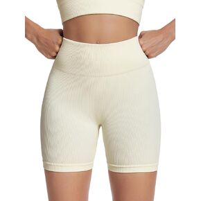 SPICE UNION Womens Workout Shorts Spandex High Waist Butt Lifting Shorts Biker Gym Short