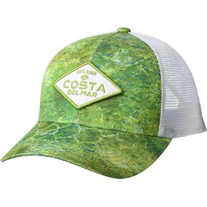 Costa Del Mar Mens Mossy Oak Coastal Camo Trucker XL Cap, Camo, One Size US