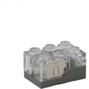 Lego Parts: Electric, Light Brick 2 x 3 x 1 1/3 with Trans-Clear Top and Yellow LED Light