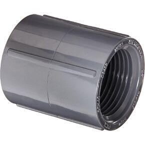 وصلة أنابيب PVC من سلسلة Spears 430-G، وصلة، جدول 40، رمادي، 3/4 بوصة NPT أنثى in Kuwait