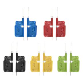 Test Clips, Enough Length SDK08 10Pcs Ultra Small Testing Clamps Chip with Rubber Ring for Logic Analyzer for Digital Multimeter