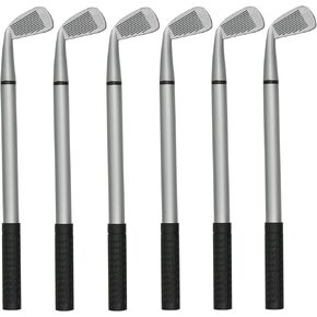 Maydahui 12PCS Golf Ballpoint Pen Funny Sports Golfing Club Props Black Gel Ink for Students Coworkers Boss Office Dad