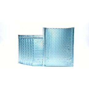 ProLine Matte Metallic Ice Blue Bubble Padded Mailers 8.5x12 Inch Self Seal Padded Envelopes (10)
