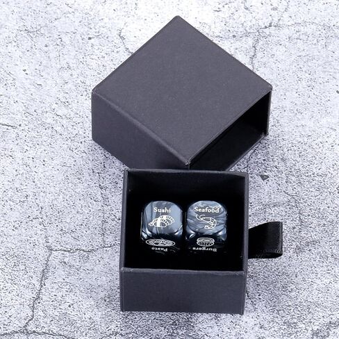 Food Dice Decider Anniversary Valentines Day Gifts for Her Him Couples Date Night Dice Birthday Gifts for Wife Husband Boyfriend Girlfriend Women Men Christmas Stocking Stuffers Whats for Dinner Dice in Saudi Arabia
