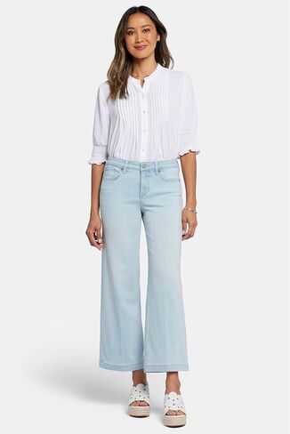 NYDJ Women's Teresa Wide Leg Ankle, oceanfront in Saudi Arabia