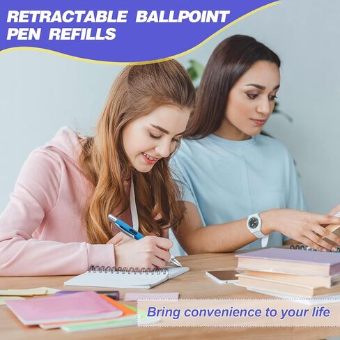 Zonon 30 Pieces Pen Refills Ink Ballpoint Pen Refill 3.9 Inch Replacement Ink Refill Bulk for Retractable Pens Office School Supplies, Medium Point(Black) in Kuwait