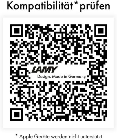 أداة الكتابة الرقمية Lamy AL-star Black EMR Stylus POM باللون الأسود مصنوعة من الألومنيوم، أسود غير لامع - مع محيط طرف دائري للأسطح غير اللامعة (القماش) in Saudi Arabia
