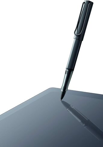 أداة الكتابة الرقمية Lamy AL-star Black EMR Stylus POM باللون الأسود مصنوعة من الألومنيوم، أسود غير لامع - مع محيط طرف دائري للأسطح غير اللامعة (القماش) in Saudi Arabia