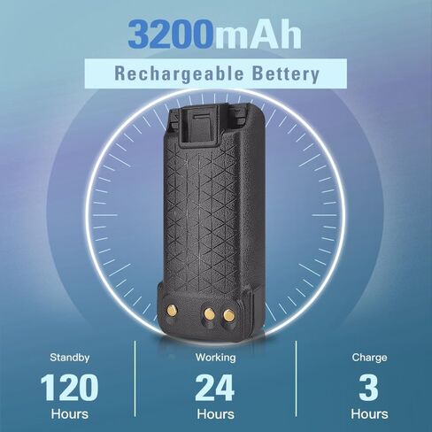 راديو A36plus 8W GMRS ثنائي الاتجاه مع محول برمجة لاسلكي TBB02، ترقية بطارية قابلة للشحن من النوع C بقدرة 3200 مللي أمبير في الساعة، هوائي NA-771، 999 قناة، نطاق هوائي، راديو ثنائي النطاق طويل المدى (أخضر) in Kuwait