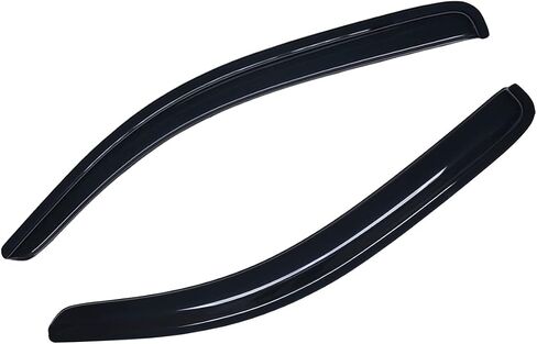 Lightronic WV192706 in-Channel Side Window Visor Deflector Rain Guard, Dark Smoke, 2-Pieces Set, Fits 2005-2015 Toyota Tacoma Access Cab in Saudi Arabia