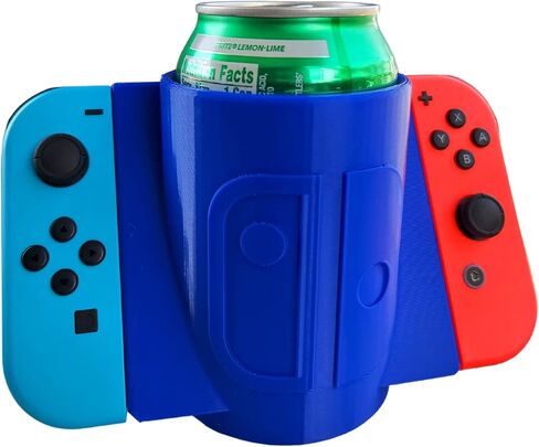 Joy-Con Drink Holder for Nintendo Switch - Joycon Accessory Holds Drinks While Playing (Blue) in Saudi Arabia